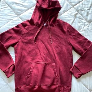 Burgundy hoodie